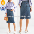 Blue Denim Skirt Manufacture Wholesale Fashion Women Apparel (TA3023S)